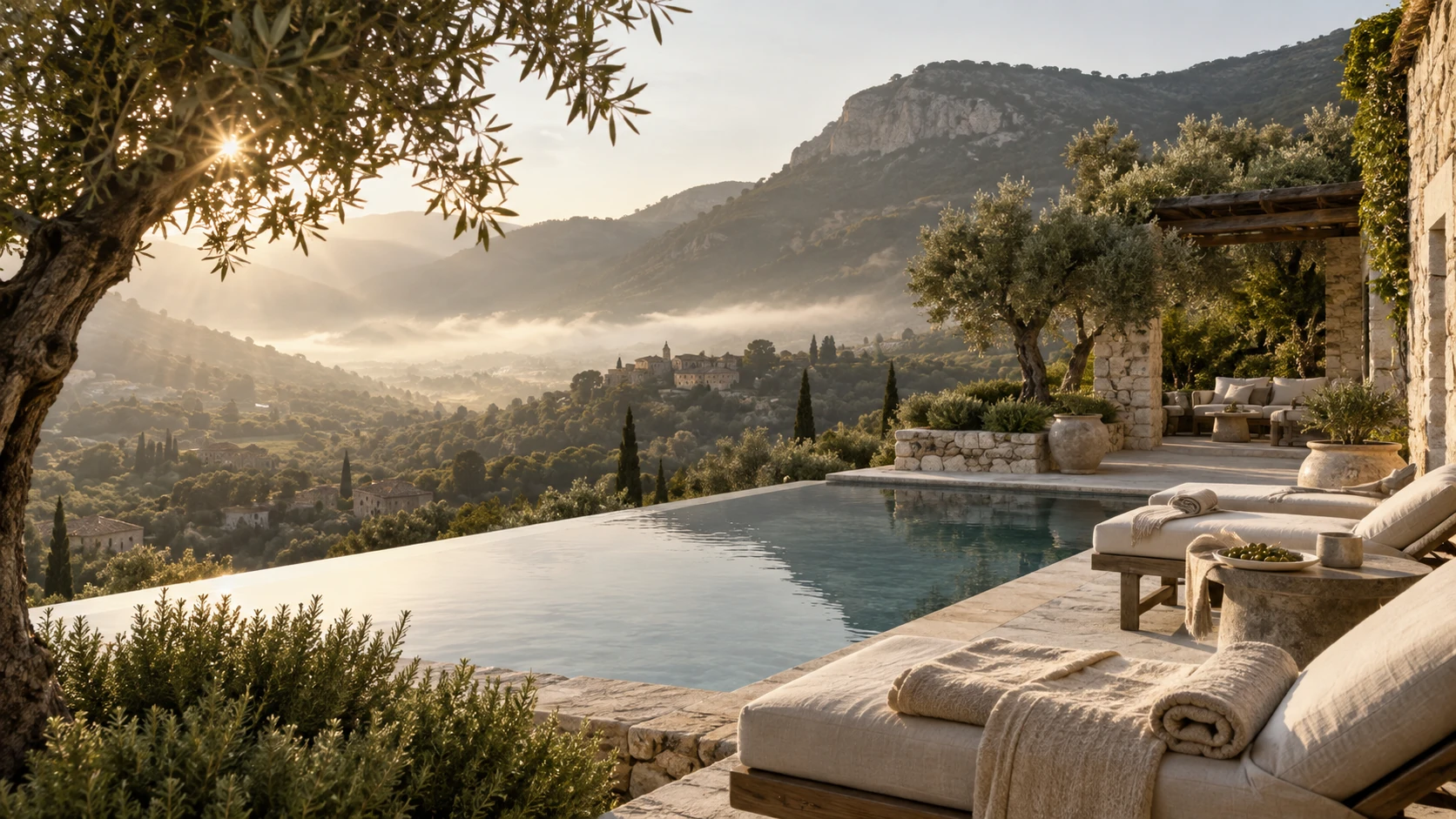 LUMEA RETREATS – fiktives Studio-Motiv